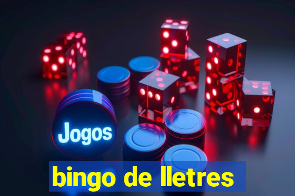 bingo de lletres