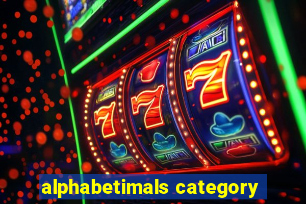 alphabetimals category