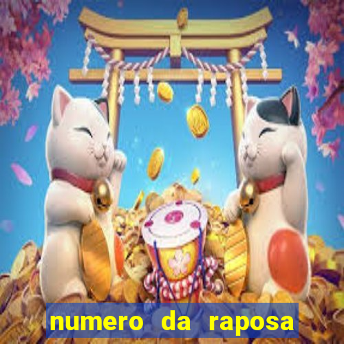 numero da raposa jogo do bicho