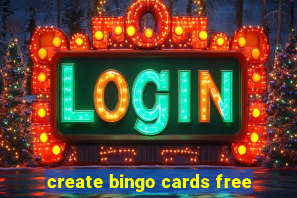 create bingo cards free