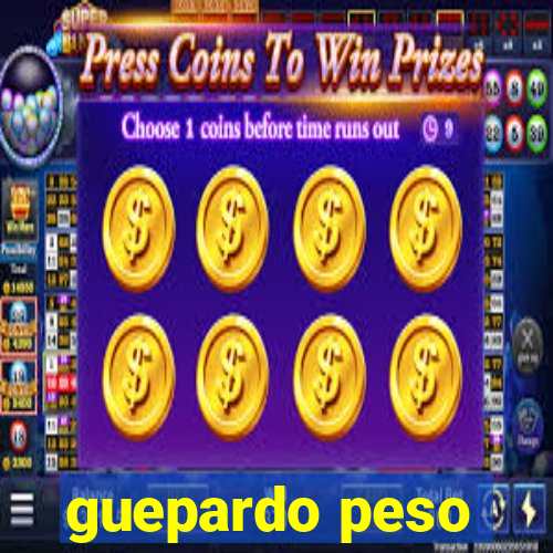 guepardo peso