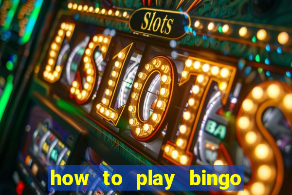 how to play bingo with playing cards