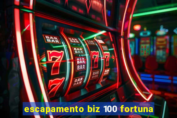 escapamento biz 100 fortuna