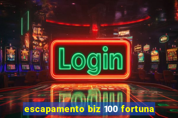 escapamento biz 100 fortuna