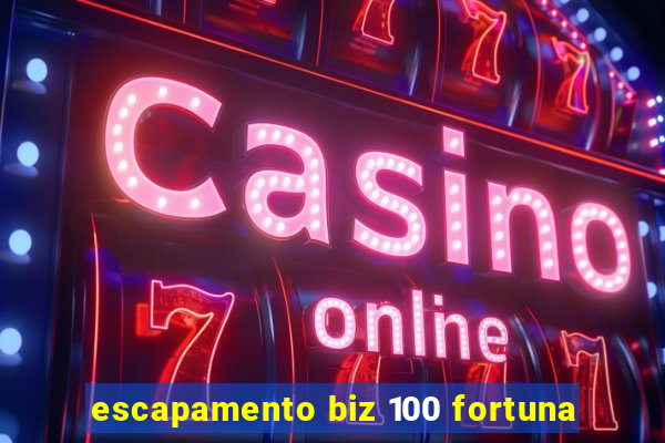 escapamento biz 100 fortuna