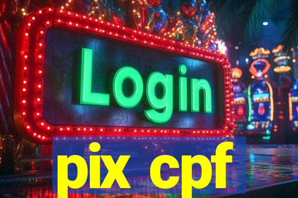 pix cpf