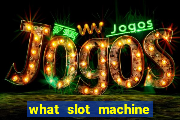 what slot machine has the best odds