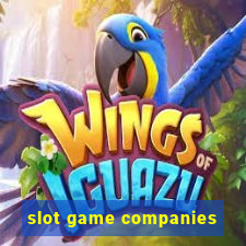 slot game companies