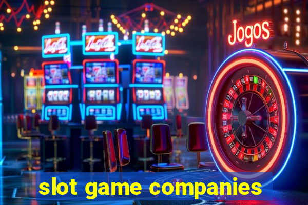 slot game companies