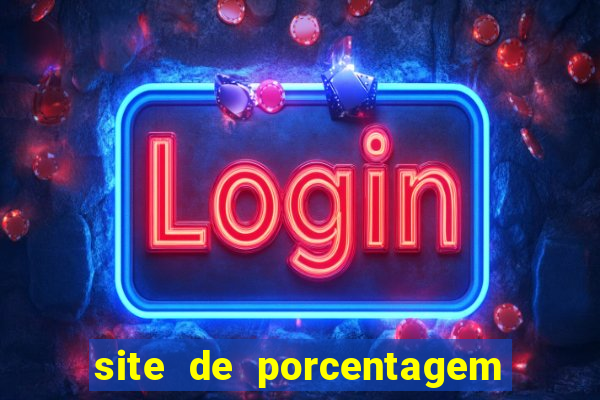 site de porcentagem de jogos pg slot