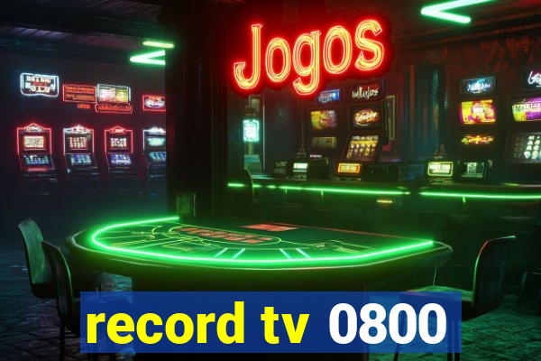 record tv 0800