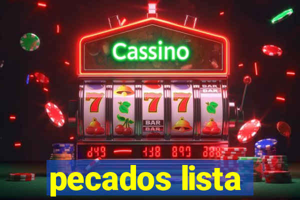 pecados lista