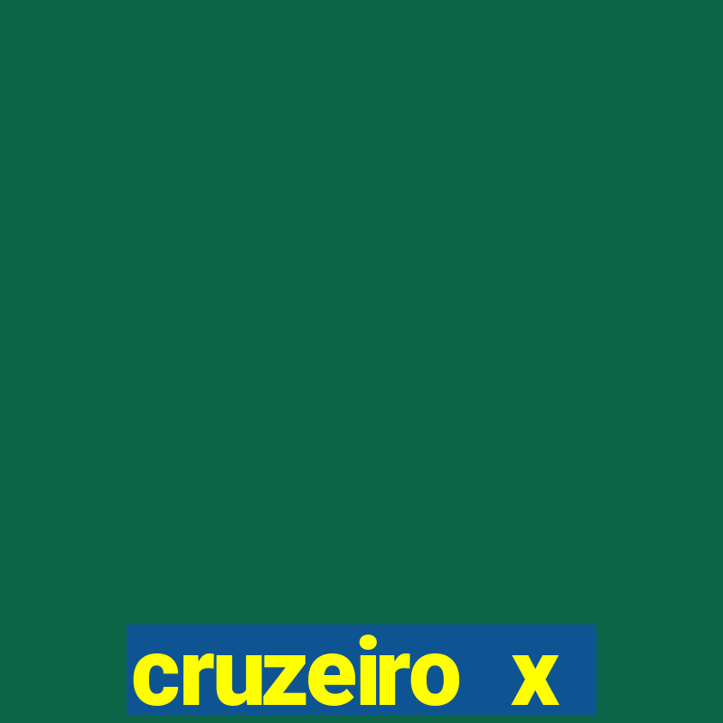 cruzeiro x universidad católica palpite