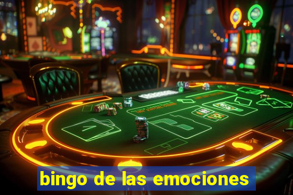 bingo de las emociones