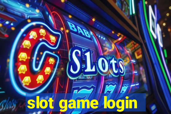 slot game login