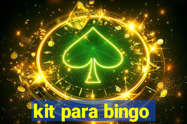 kit para bingo