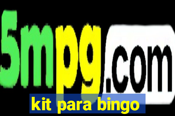 kit para bingo