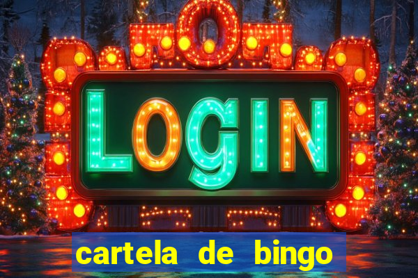 cartela de bingo para imprimir gratis