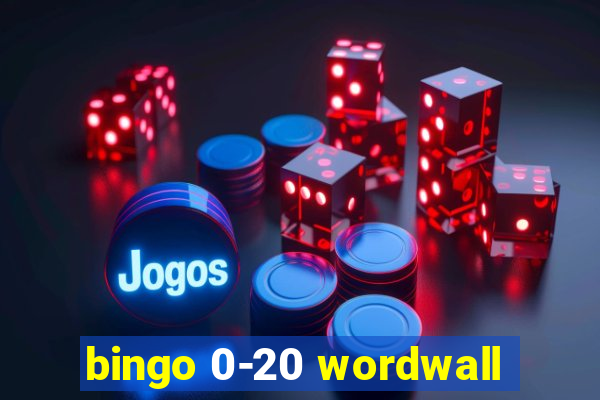 bingo 0-20 wordwall