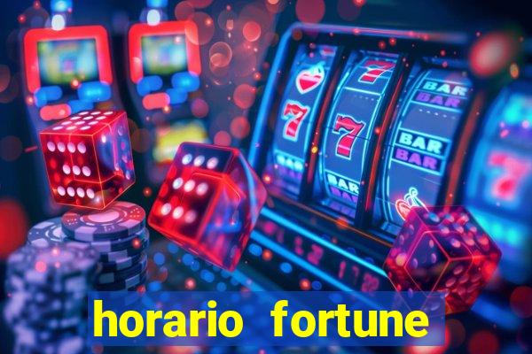 horario fortune tiger hoje