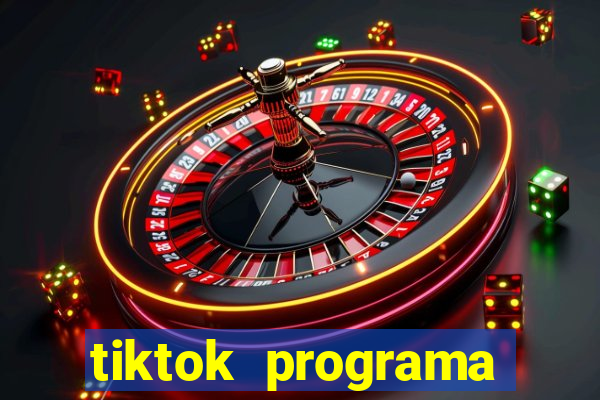 tiktok programa criativo beta