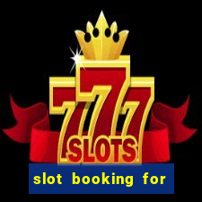 slot booking for driving licence