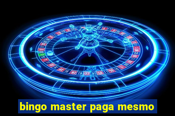 bingo master paga mesmo