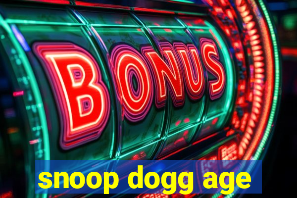 snoop dogg age