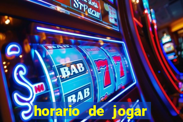 horario de jogar fortune tiger