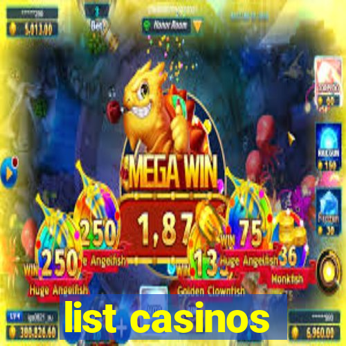 list casinos