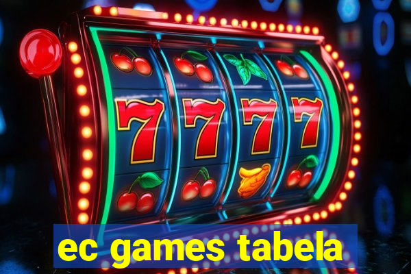 ec games tabela