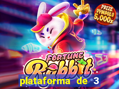 plataforma de 3 reais jogo