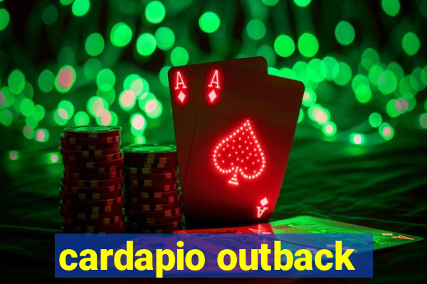 cardapio outback