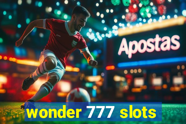 wonder 777 slots