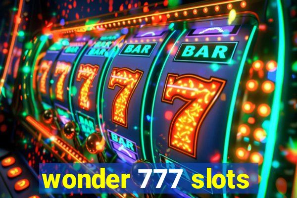 wonder 777 slots