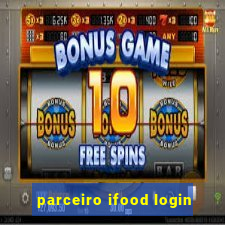 parceiro ifood login