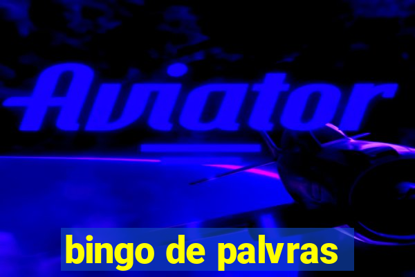 bingo de palvras