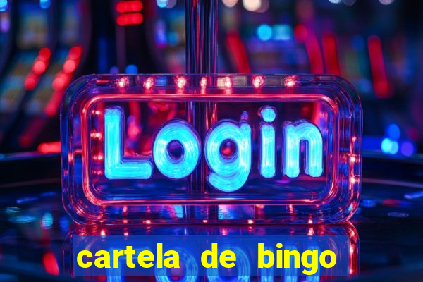 cartela de bingo ate 50