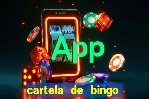 cartela de bingo ate 50