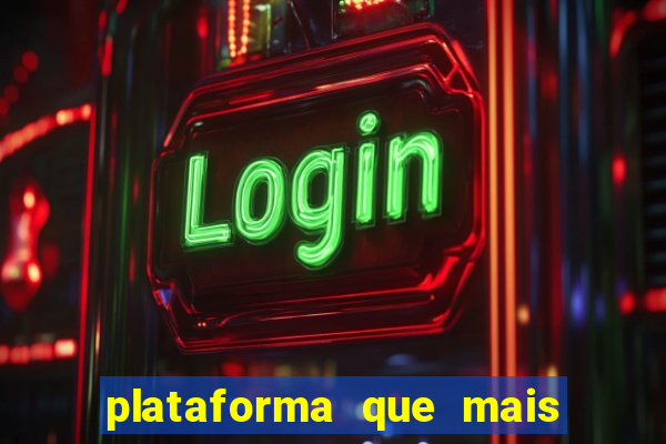 plataforma que mais paga jogo do tigre