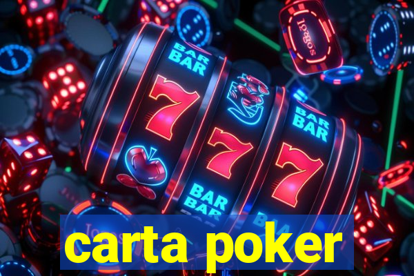 carta poker