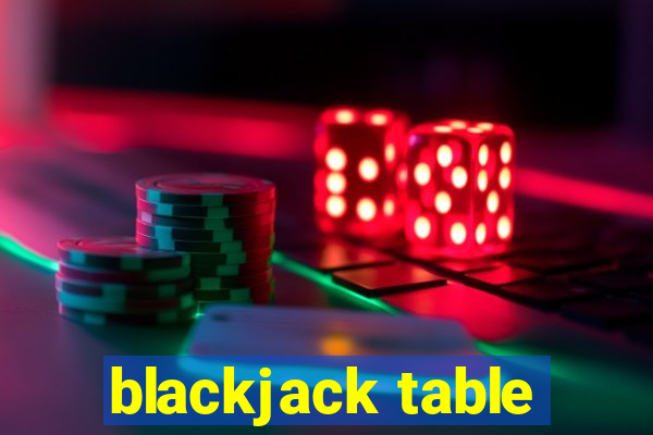 blackjack table