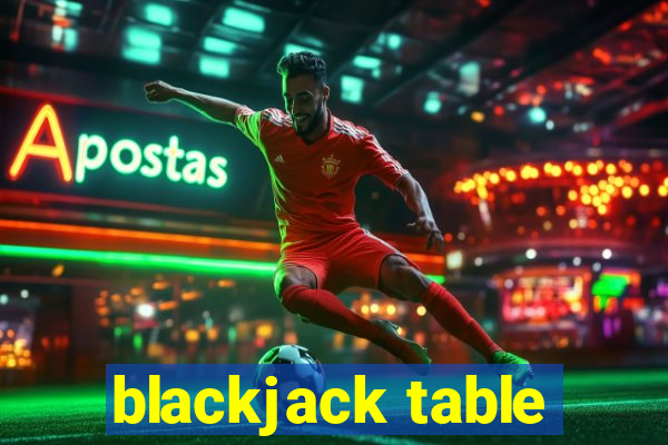 blackjack table