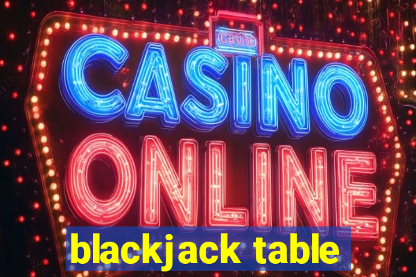 blackjack table