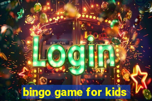 bingo game for kids