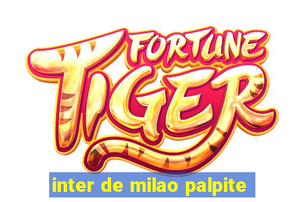 inter de milao palpite