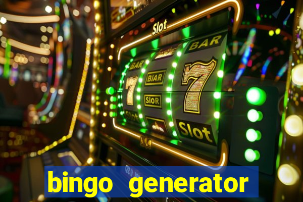 bingo generator with images