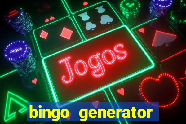 bingo generator with images