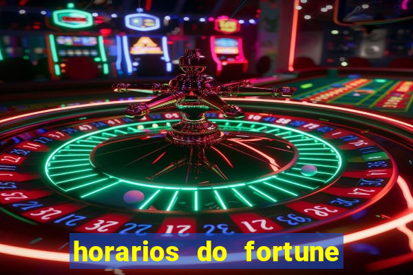 horarios do fortune tiger hoje