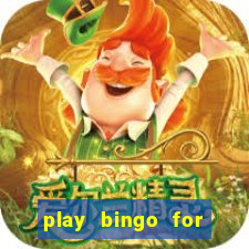 play bingo for money no deposit